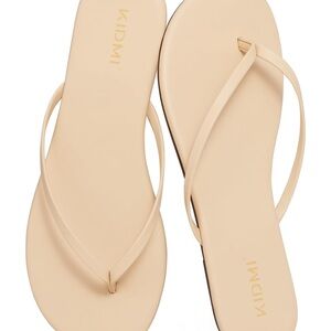 Classic Nude Thong Sandals for Women